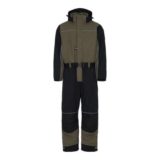 Lyngsøe Unisex Winter Coverall, Olive/black Str Xl