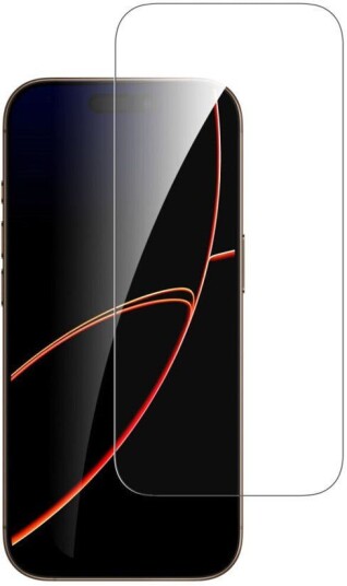 4Smarts Second Glass Skjermbeskytter med Monteringsramme for iPhone 17 Pro - Case Friendly, Gjennomsiktig