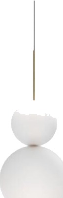 Karman Opium 2 Taklampe Frostet/ Aluminium/ Bronse Karman Opium 2 Taklampe Frostet/ Aluminium/ Bronse