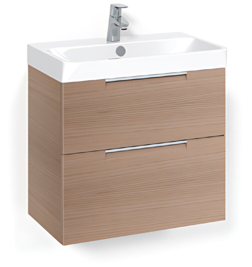 Macro Design Crown Servantskap 2 Skuff- med Light 70 Servant Eik / 60cm Grip Macro Design Crown Servantskap 2 Skuff- med Light 70 Servant Eik / 60cm Grip