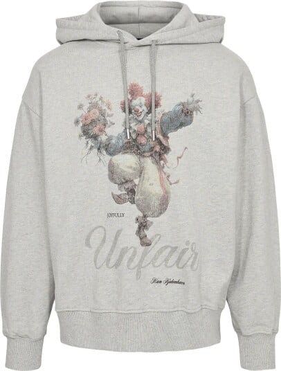 HAN Kjøbenhavn Clown Loose Hoodie LIGHT GREY MELANGE XL HAN Kjøbenhavn Clown Loose Hoodie LIGHT GREY MELANGE XL