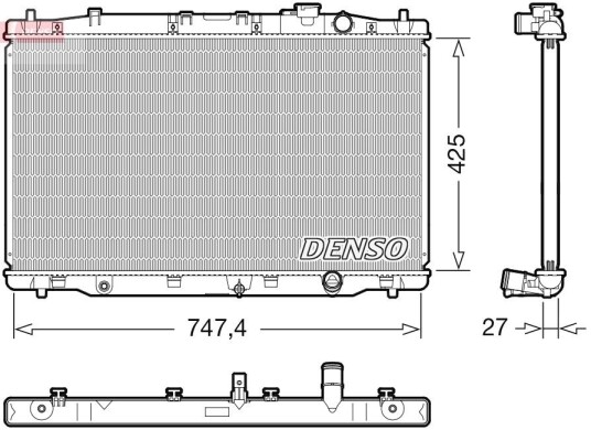 Radiator DENSO DRM40052