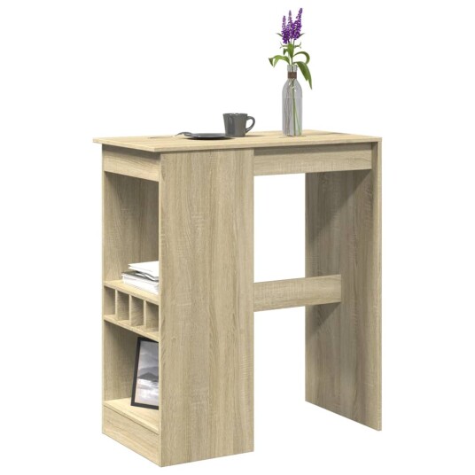  Barbord med stativer sonoma eik 90x47,5x103,5 cm konstruert tre 8721158386274