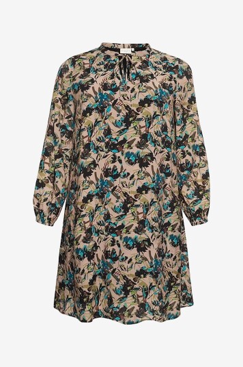 Kaffe Curve Kjole kcOlgi Dress Flerfarget