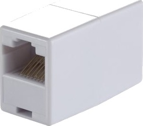 Logilink RJ45 nettverkkopler uskjermet beige