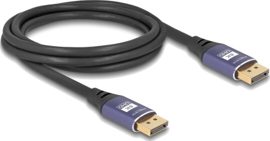 Delock 80601, 2 M, Displayport, Displayport, Hanstik, Hanstik, 7680 X 4320 Piksler Delock 80601, 2 M, Displayport, Displayport, Hanstik, Hanstik, 7680 X 4320 Piksler