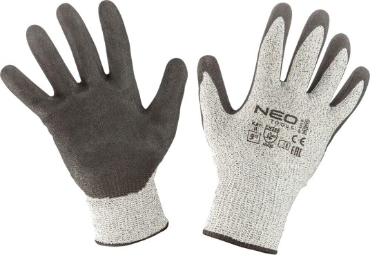 NEO Tools 97-610 Arbeidshansker - Str. 9, Nitrilbelagt