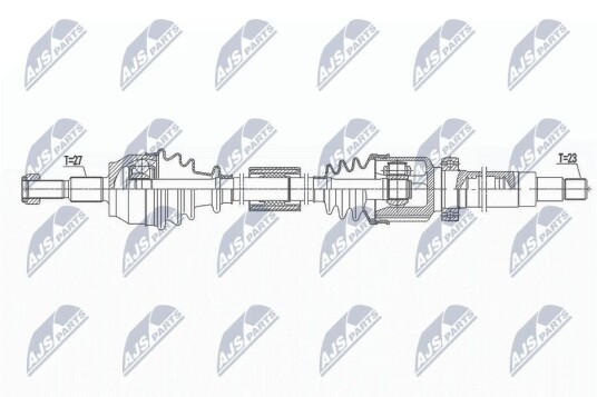 Nty Drivaksel NTY NPW FR 113