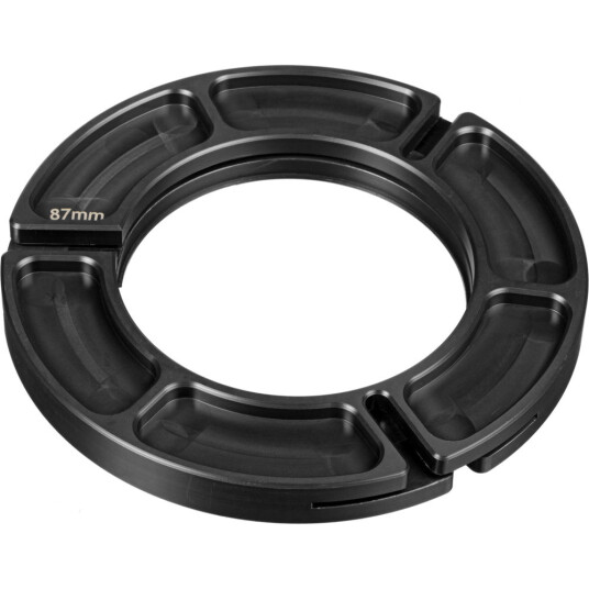 Bright Tangerine 143 87 Clamp on Ring 87mm Adapter til 143mm Mattebox