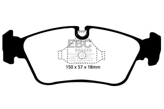 Bremseklosser EBC Brakes DP21211