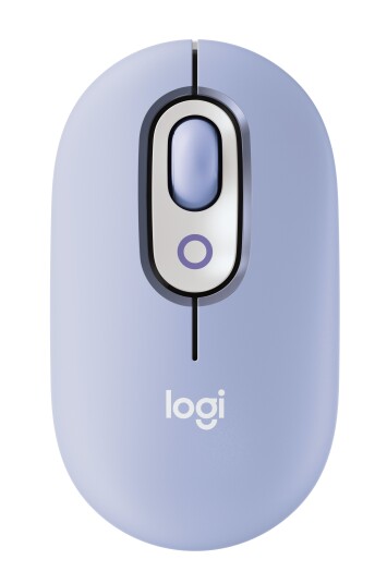 Logitech POP Mus Lilac Trådløs Optisk med Emoji