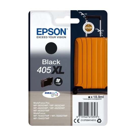 Epson T405 Singlepack Black XL Ink Epson T405 Singlepack Black XL Ink