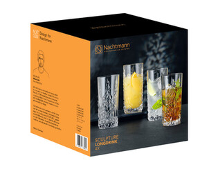 NACHTMANN Sculpture Longdrinkglass, 4pk 420ml