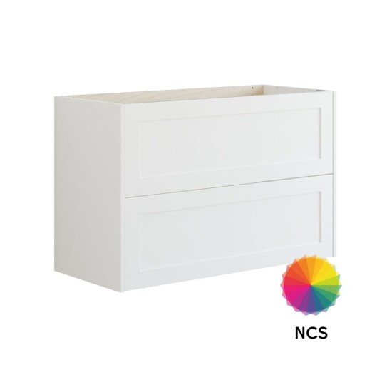Dansani Inzo Classic Ramme Servantskap 2 Skuff B60 120xh64xd44cm Hvit Matt/ncs Farge / 100cm