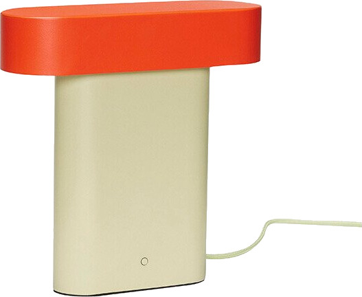 Hübsch Sleek Bordlampe Green/Red - Hübsch Sleek Bordlampe Green/Red -