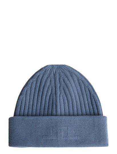 J. Lindeberg Jive Wool Beanie - Blue - ONE SIZE J. Lindeberg Jive Wool Beanie - Blue - ONE SIZE