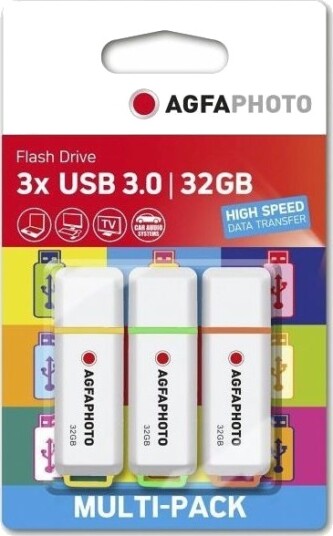 Agfaphoto Usb 3.0 Gen 1 32Gb Color Mix Mp3 Agfaphoto Usb 3.0 Gen 1 32Gb Color Mix Mp3