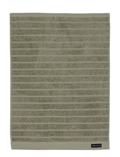 Noble House Terry Towel Novalie Stripe - Khaki green - 50X70CM