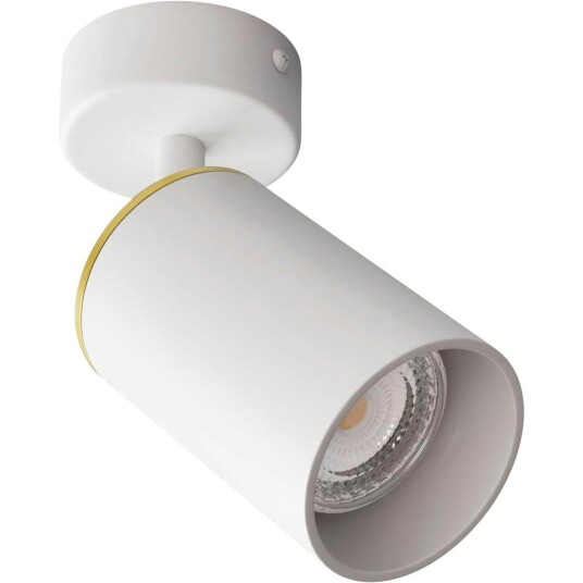Edgespot Single 65 Spotlight Hvit / Messing