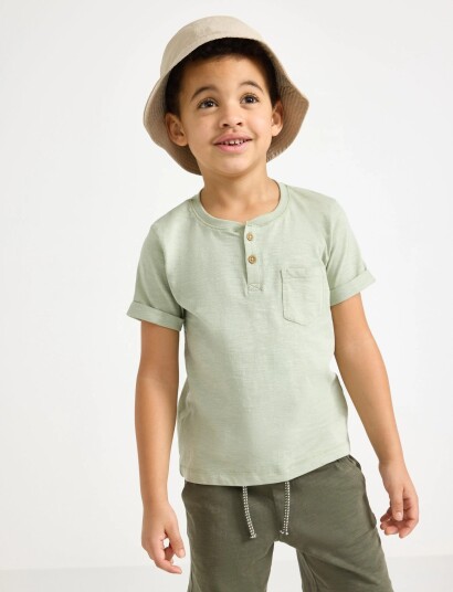 Lindex Top In Slub Jersey Green 134/140 Lindex Top In Slub Jersey Green 134/140