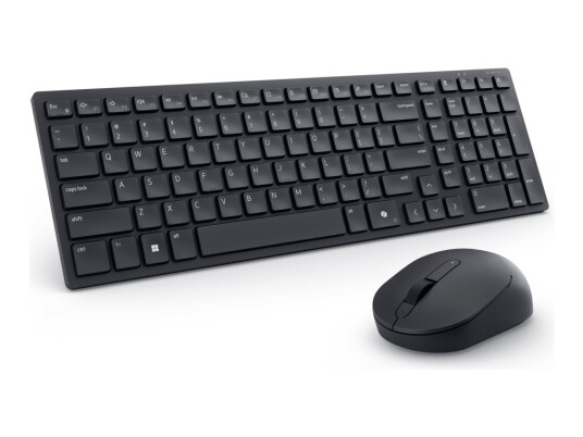 Dell KM555 Trådløs Tastatur og Mussett - QWERTY - Svart Dell KM555 Trådløs Tastatur og Mussett - QWERTY - Svart
