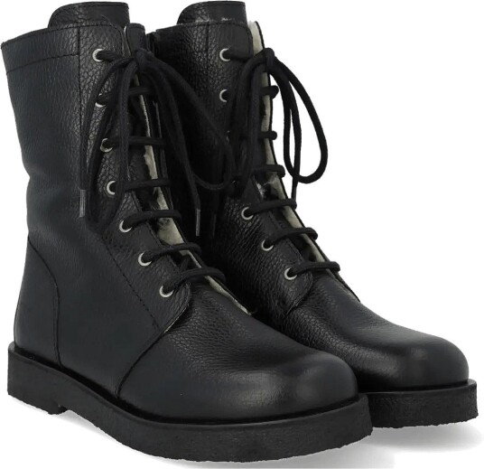 ANGULUS Boots Flat With Laces 2504 BLACK 36