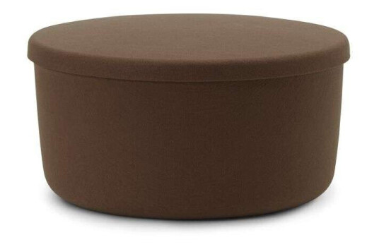 Normann Copenhagen - Hide Storage Pouf Large Brown Normann Copenhagen