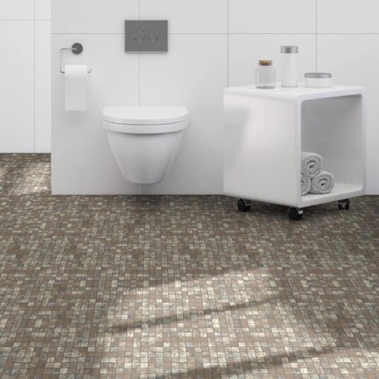 KlinkerMosaikk Arredo Iron Rust Brun Square 3x3 cm