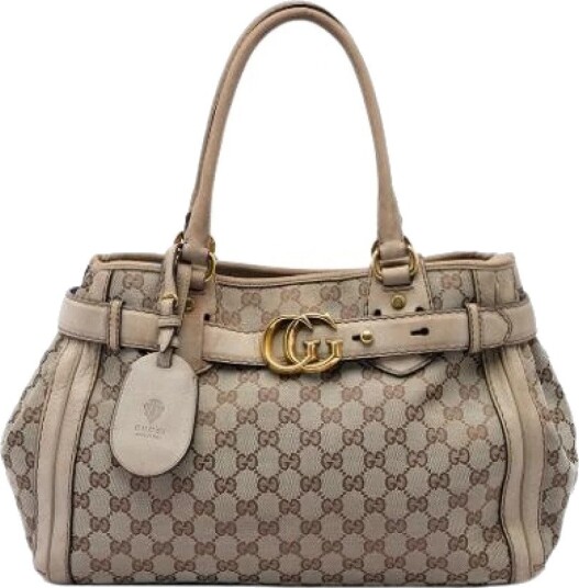 Gucci Vintage Dame Pre owned Beige ONE SIZE,