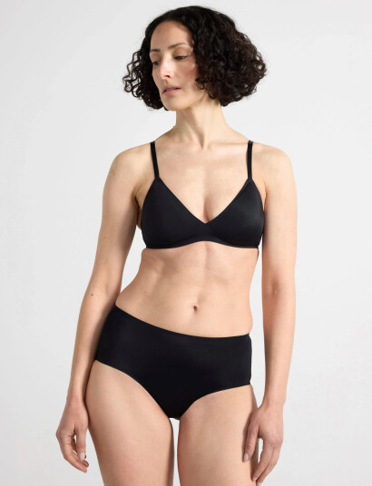 Lindex Sømløs Myk Bh   Black   XL