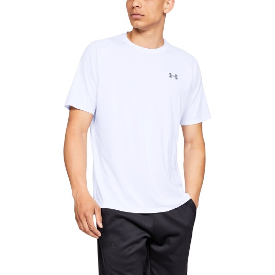 Under Armour Tech 2.0 Short Sleeve Tee, t-skjorte, trening, herre LG White Under Armour Tech 2.0 Short Sleeve Tee, t-skjorte, trening, herre LG White