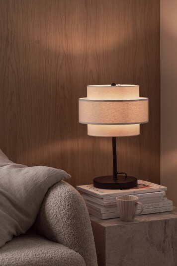 Ellos Home Bordlampe Miguel Beige Ellos Home Bordlampe Miguel Beige