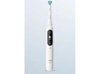 Braun Oral-B iO Series 7 med 2 børstehoder og reiseveske, hvit alabast