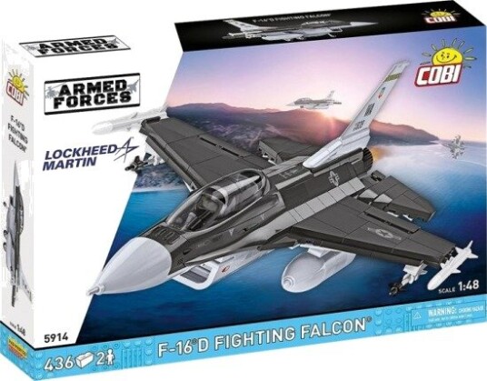 Cobi F-16D Fighting Falcon Byggeklosser 436 Deler Cobi Blocks