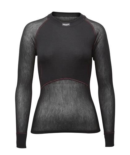 Brynje Lady Wool Thermo Light Shirt blåck 42-44 Brynje Lady Wool Thermo Light Shirt blåck 42-44