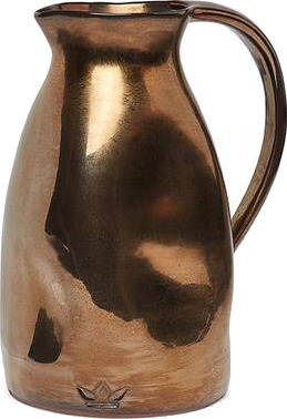 DUTCHDELUXES Dented Mugge i keramikk 1,5 liter platinum DUTCHDELUXES Dented Mugge i keramikk 1,5 liter platinum
