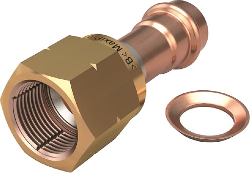 MaxiPro - 48 Bar - Flare adapter (CU/SS) 1/4"