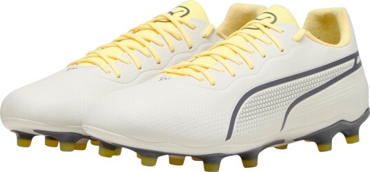 PUMA King Pro FG/AG Fotballsko Hvit 41