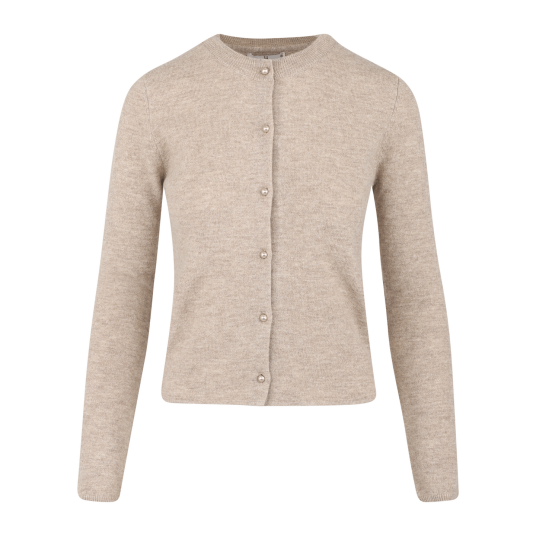 Candi Cardigan Light Sand M Short merino wool cardigan Candi Cardigan Light Sand M Short merino wool cardigan
