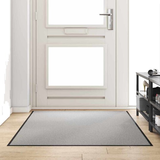 Dørmatte Annet Grå og svart 120 x 180 cm Polypropylen og vinyl Dørmatte Annet Grå og svart 120 x 180 cm Polypropylen og vinyl