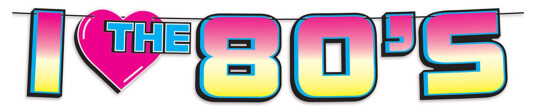 360 Degrees Ltd I Love The 80s Girlander