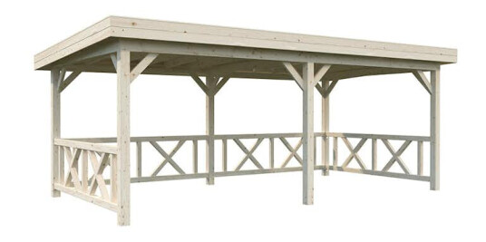 Paviljong Palmako Lenna 16,6 m2 Set 307 Paviljong Palmako Lenna 16,6 m2 Set 307