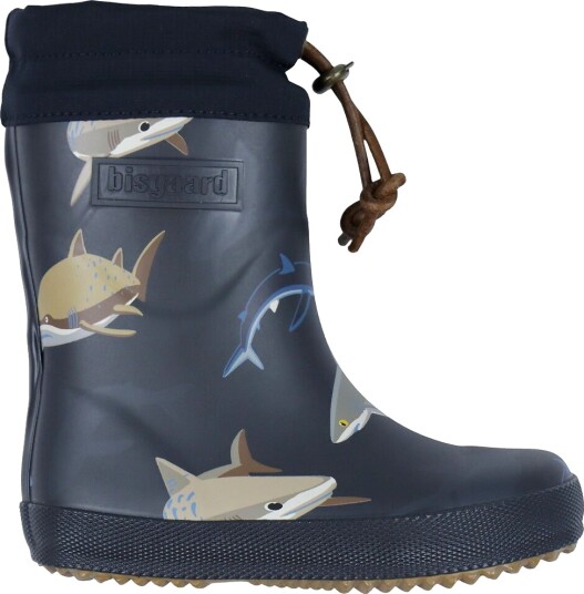 Bisgaard Deep Blue Shark Thermo Rubber Støvler 27