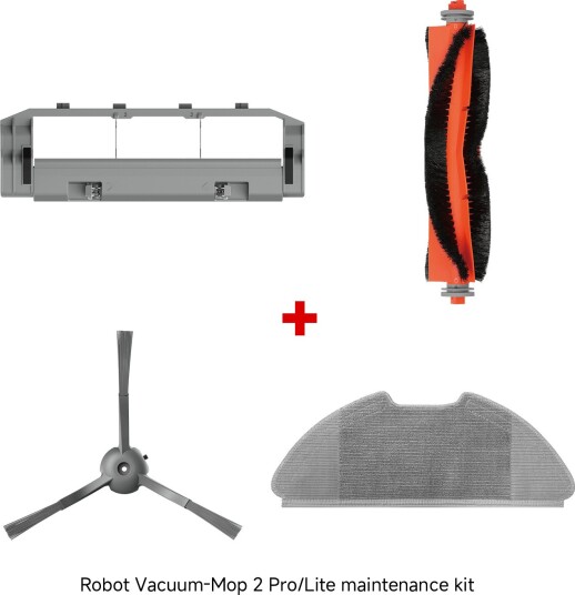 Xiaomi Robot Vacuum Mop Pad+Side Brush+Main Brush+Brush Cover Bundle