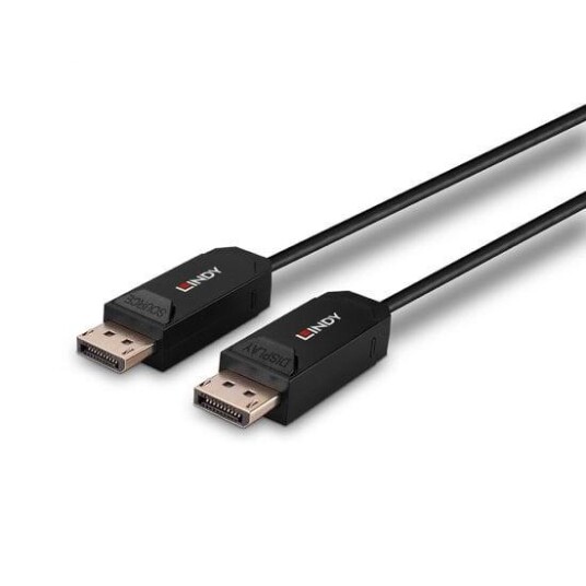 LINDY 40m Fibre Optic Hybrid DisplayPort 2.0 UHBR10 Kabel