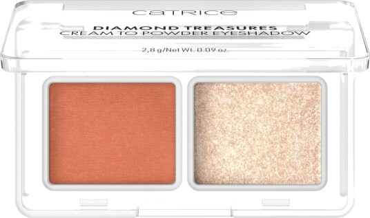 Catrice Diamond Treasures Cream to Powder Eyeshadow 050 Peach Gleam
