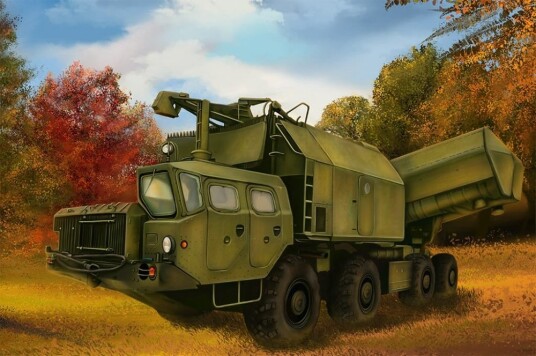 HobbyBoss 1/72 Russian 4K51 Rubezh Coastal ASM with P-15
