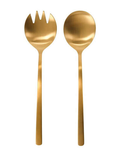 house doctor Salad Servers, Hdgolden, Golden - Gold - L23CM house doctor Salad Servers, Hdgolden, Golden - Gold - L23CM