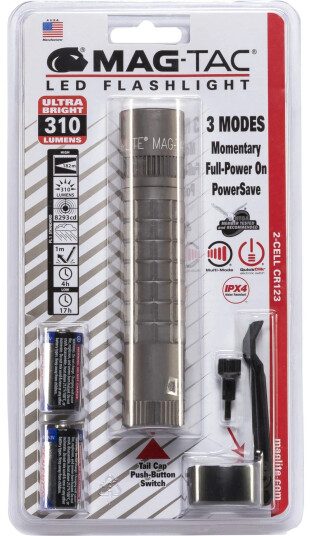 Maglite Mag-Tac Lykt - 310 lm - Gr??