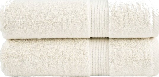 Premium dusjhåndklær SOLUND 2 stk kremhvit 70x140cm 600 g/m2 Premium dusjhåndklær SOLUND 2 stk kremhvit 70x140cm 600 g/m2